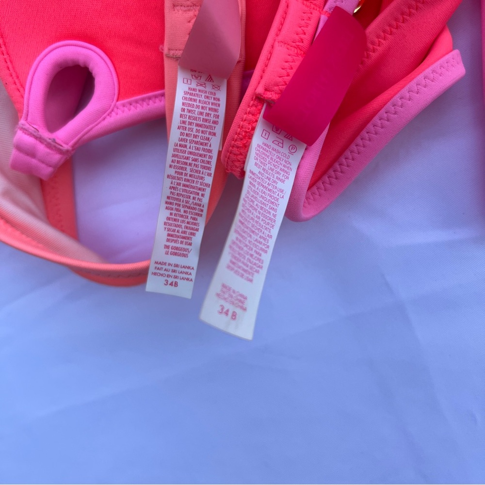 Victoria’s Secret swimwear pink bombshell bikini top bundle 34 B - Picture 6 of 6
